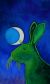 Year Of The Rabbit, no. 2 (Rabbit, Crescent Moon)